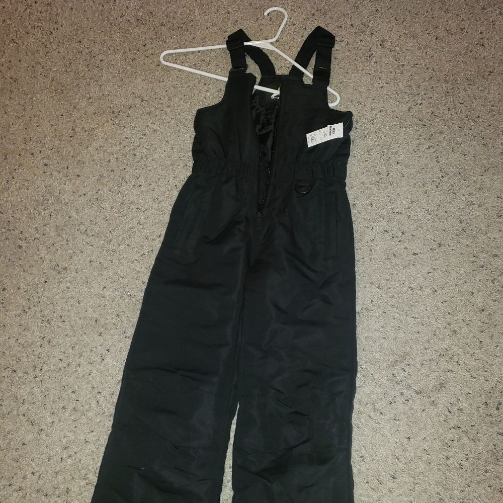 Brand New Black Snowbibs Size 6X